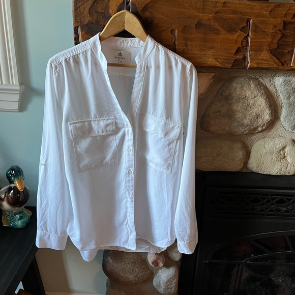 Aritzia Tops - Babaton White Button-Up Shirt